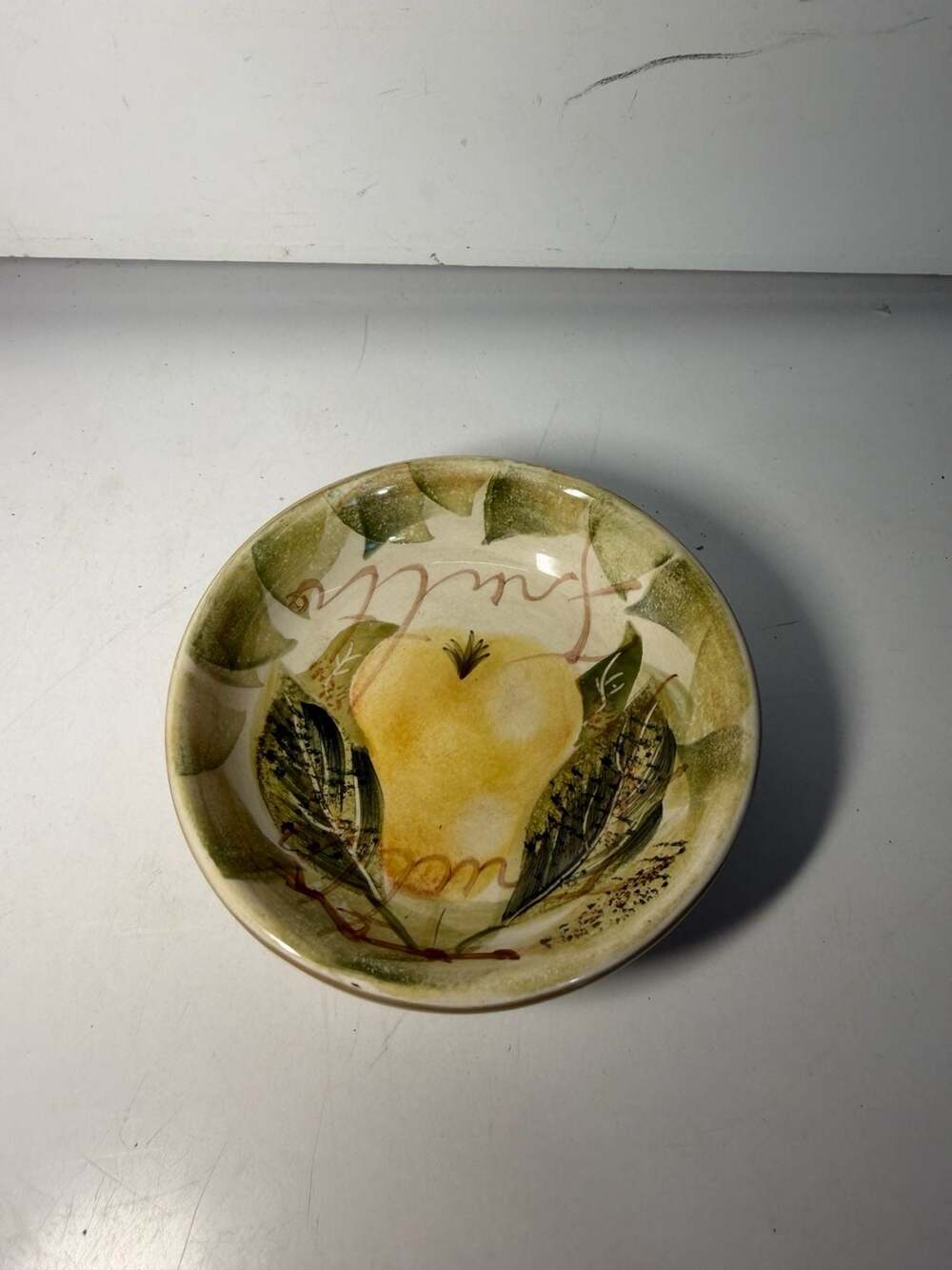 Tabletops Unlimited Fruit Hand Painted Collection Small Dessert Bowl